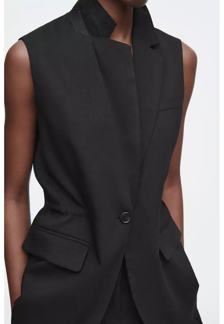 SLIM LINEN WAISTCOAT