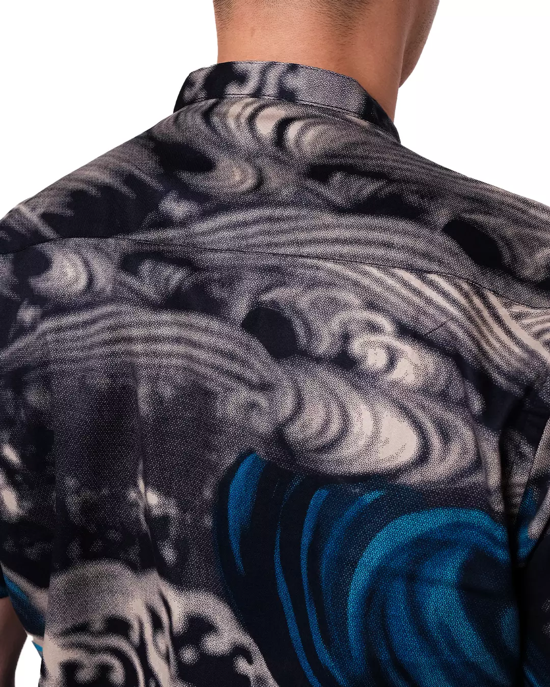 MOC Kemeja Lengan Pendek Pria BROKIO - BLUE