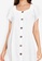Chictees white Samantha Square Neck Dress 3CAE6AAF20F7FAGS_3