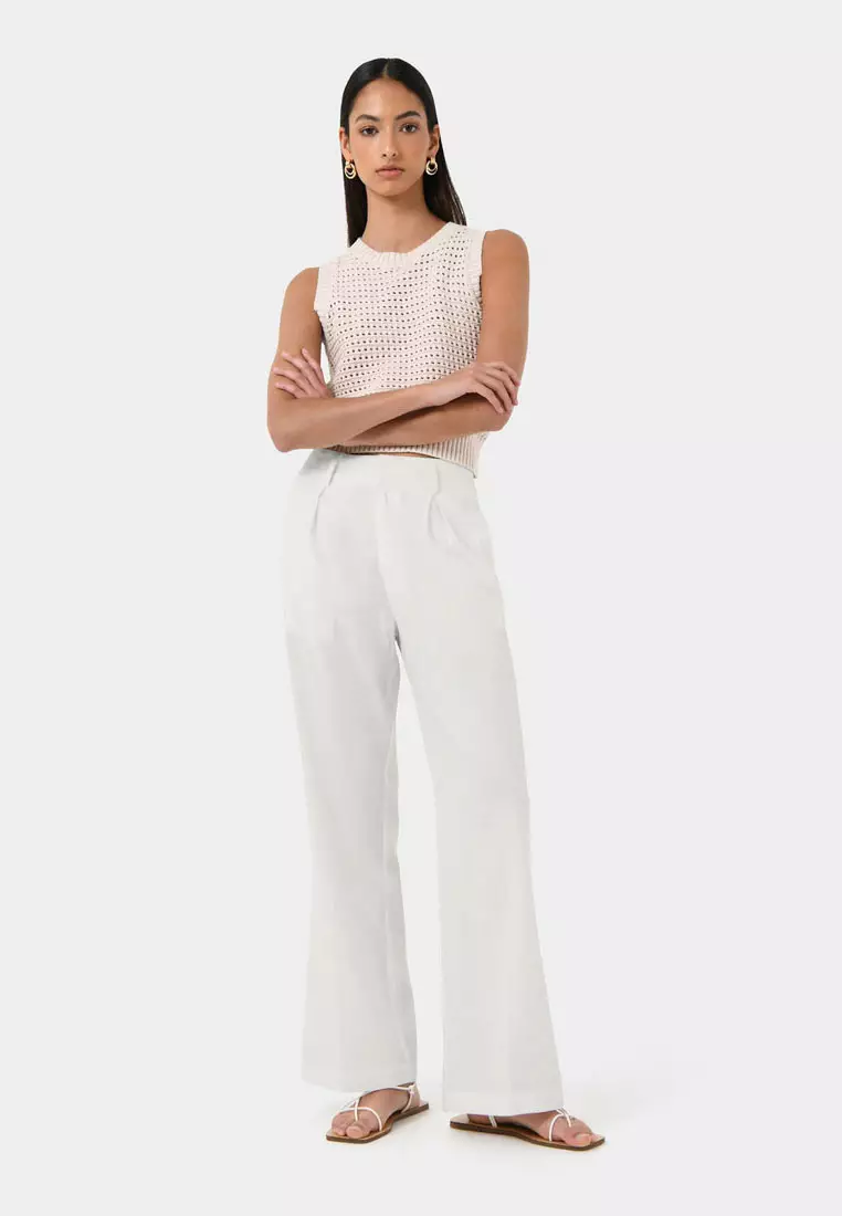 Perry Linen Tailored Pants