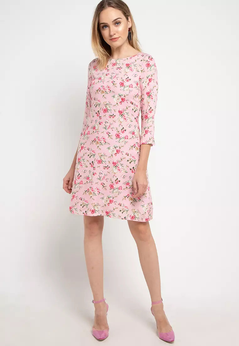 Sophistix Alice Dress in Pink Print