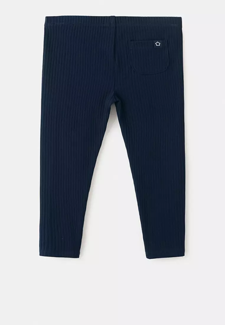 Cotton Ribbed Leggings