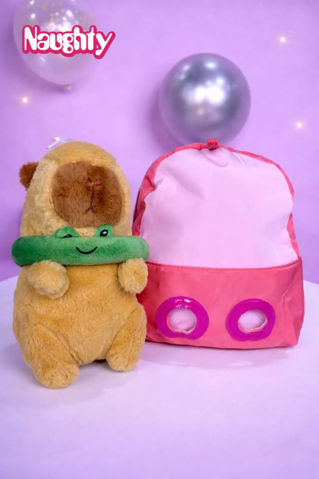 Tas Ransel Anak Perempuan Boneka Backpack Capybara OP241200017 Naughty Accessori
