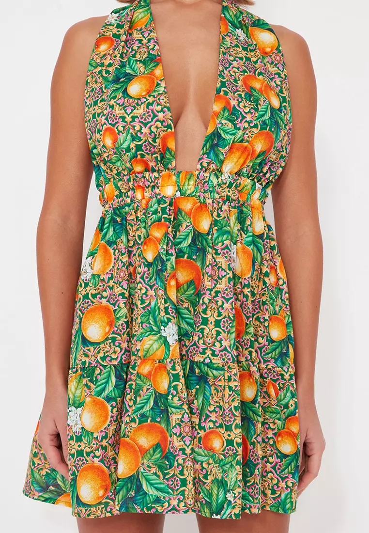 Patterned Cotton Dress