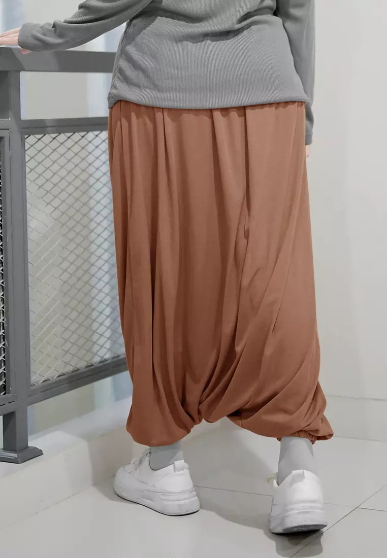 Zelena - Akira Sirwal Pants | Celana Olahraga | Harem Pants | Celana Syari Olahraga - L
