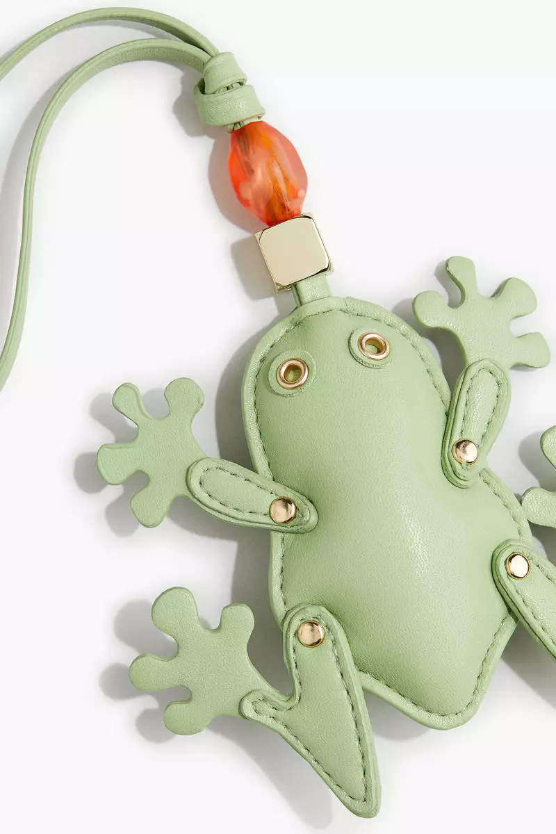 Frog bag charm