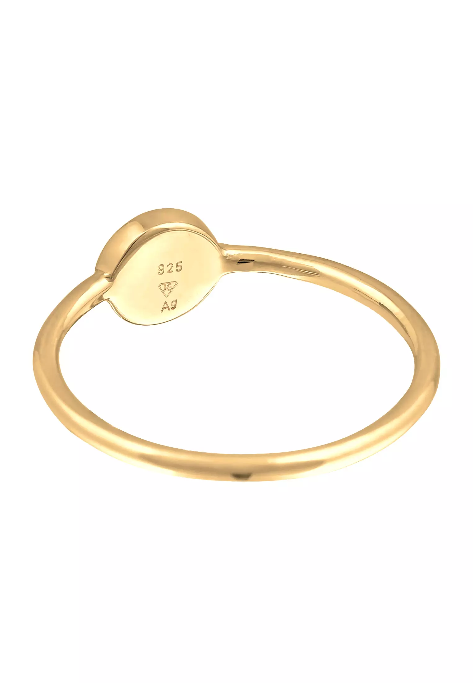 Ring Circle Gold Plated Enamel