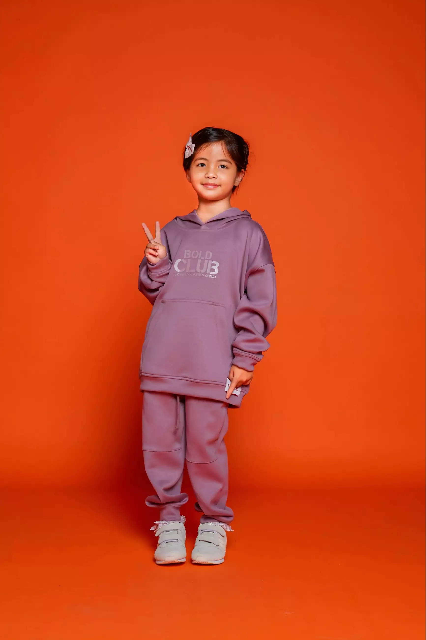 BOLD&KO BK Limitless Loose Fit Hoodie Lilac / Jaket Anak Laki-Laki / Jaket Anak Perempuan