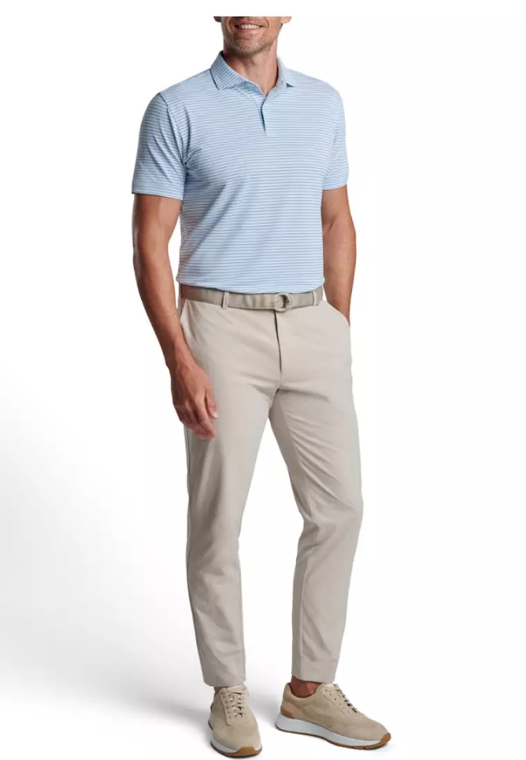 Peter Millar Men's Tempo Performance Mesh Polo Iceaq