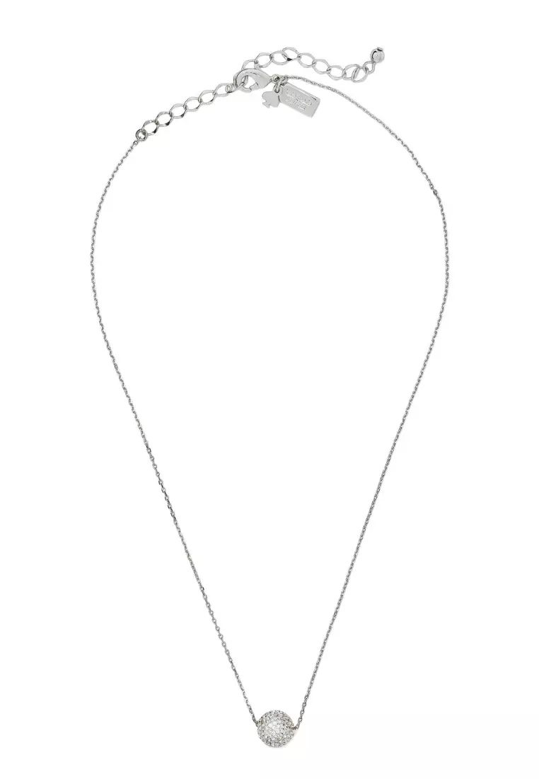 Jual Kate Spade Razzle Dazzle Mini Pendant Necklace Silver