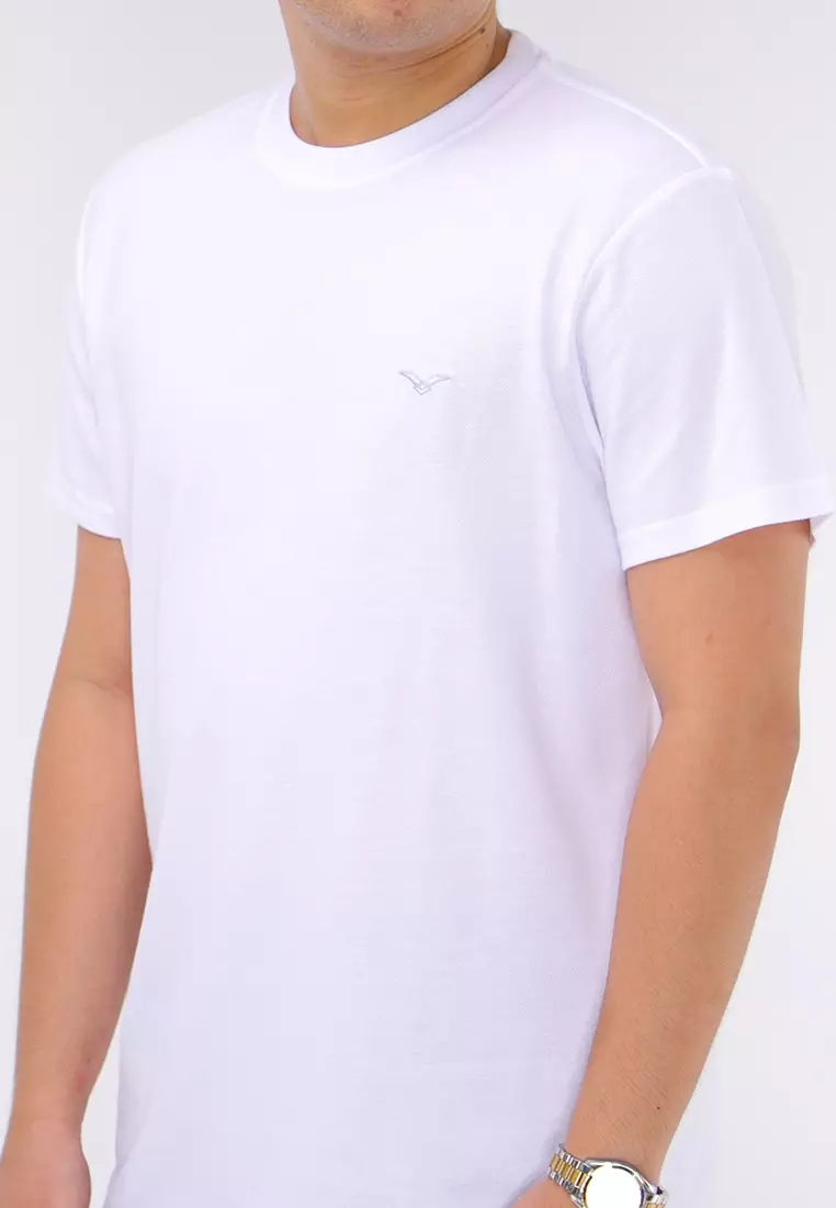 Round Neck Pique Short Sleeve