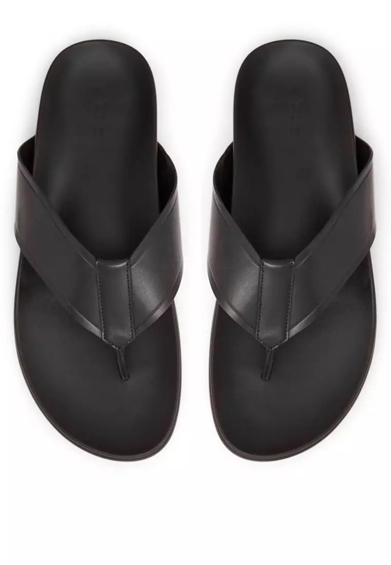 Aldo leather flip flops sale
