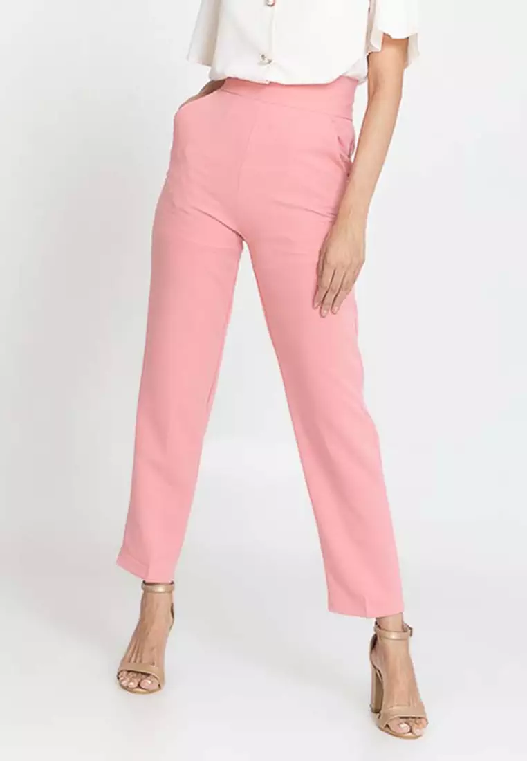 BADOMODA Trixie High-Waist Straight Fit Slacks