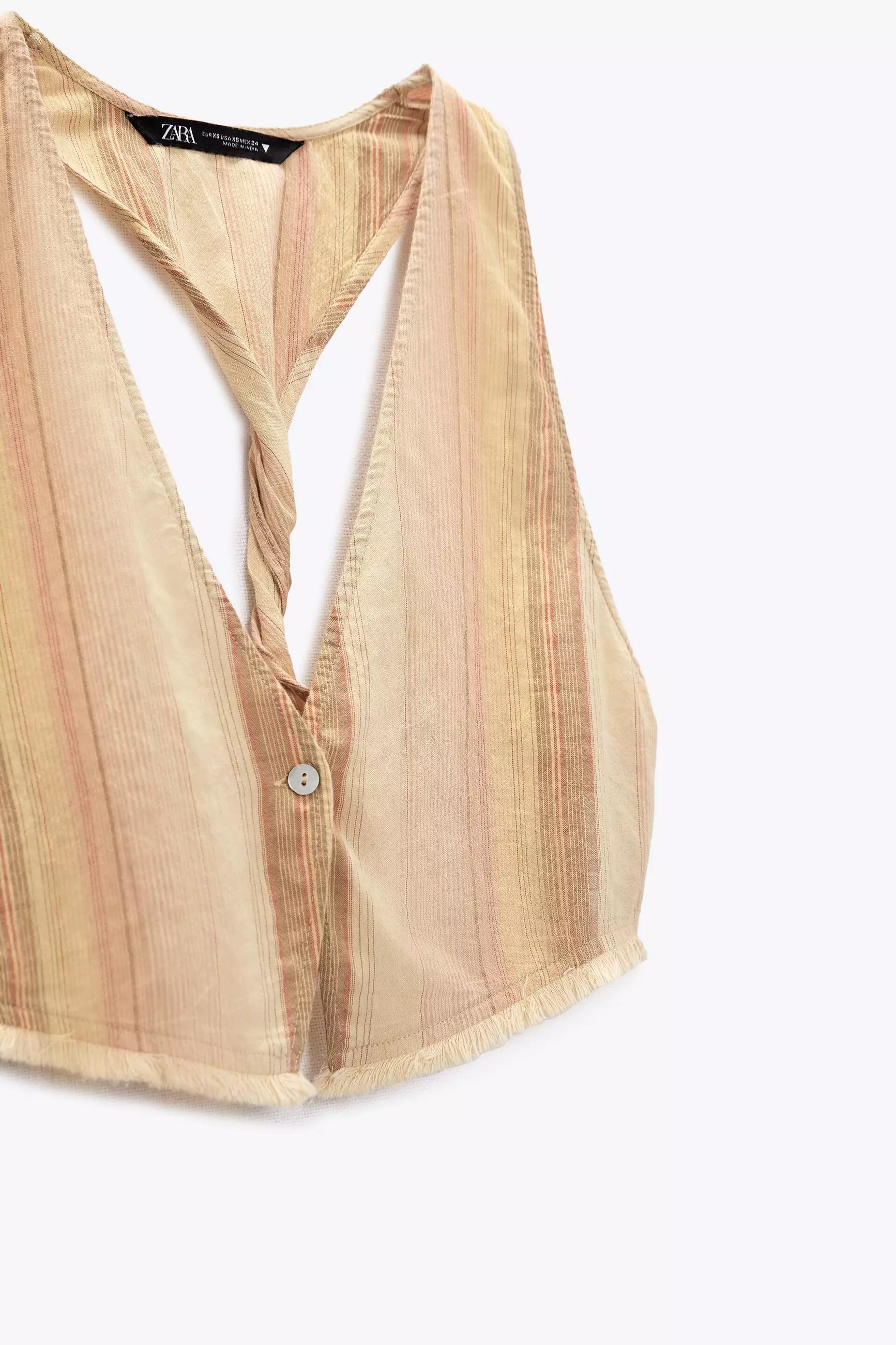 ZARA Striped Waistcoat 2025 | Buy ZARA Online | ZALORA Hong Kong