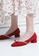 Twenty Eight Shoes red 3.5CM Square Toe Suede Leather Pumps 2031-5 A3296SH7C40E00GS_6