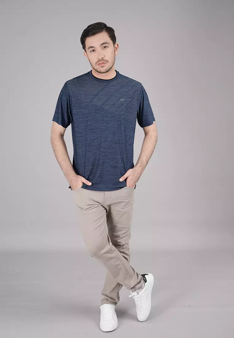 LGS - Kaos Olahraga Quick Dry - Regular Fit - Warna Variasi - Running - Tenis - Basket - Katun Nyaman
