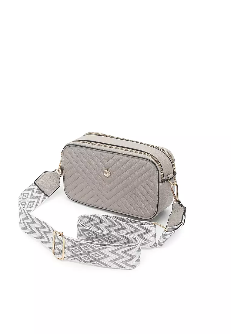 Women's Sling Bag / Crossbody Bag (Tas Selempang Wanita) - Abu-Abu