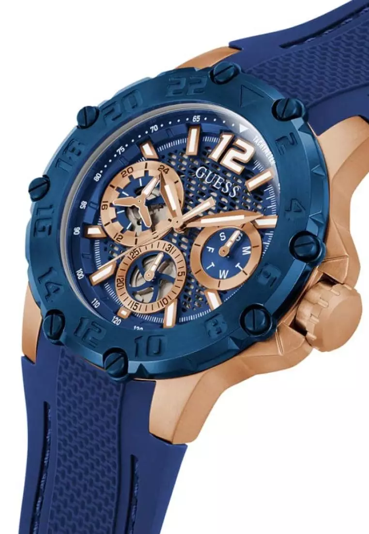 Guess watches for men blue sale