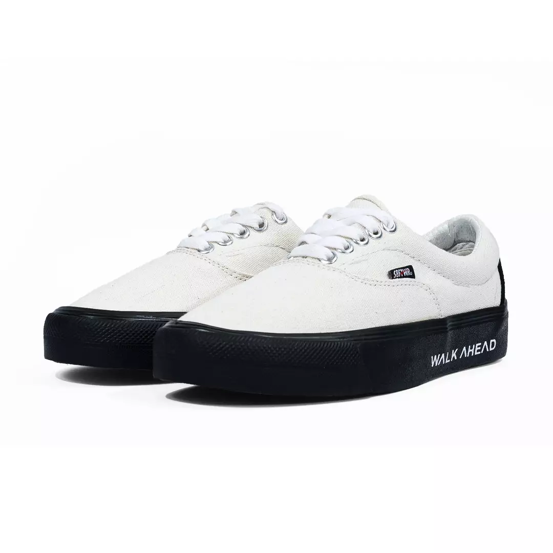 SABA Sykes  Low Off White Black - Sepatu Sneakers Casual Pria Wanita