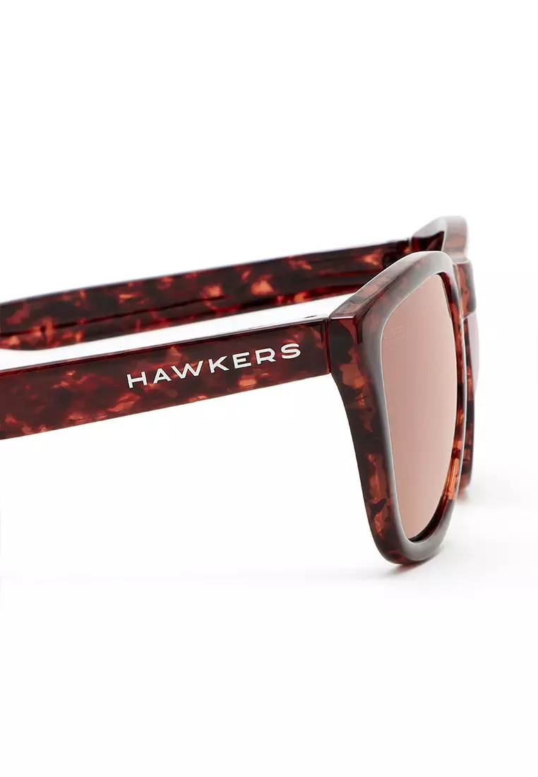 Hawkers Rose Gold ONE Sunglasses for Men and Women. UV400 Protection. Official Product Designed in Spainq