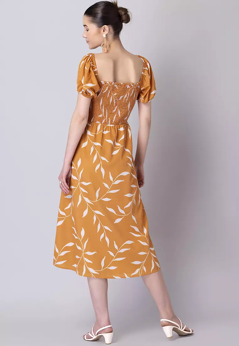 Mustard dresses clearance