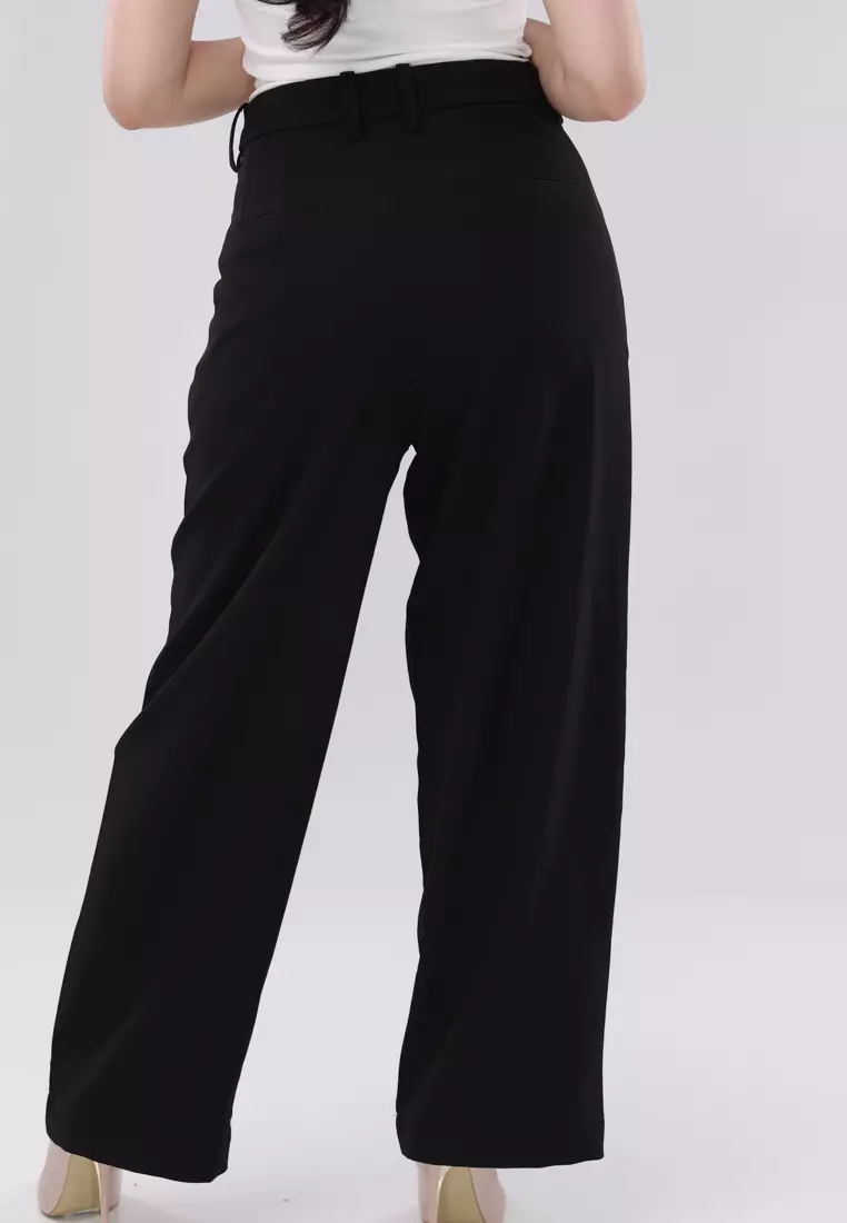 Wide Leg Trouser Pants Ladies
