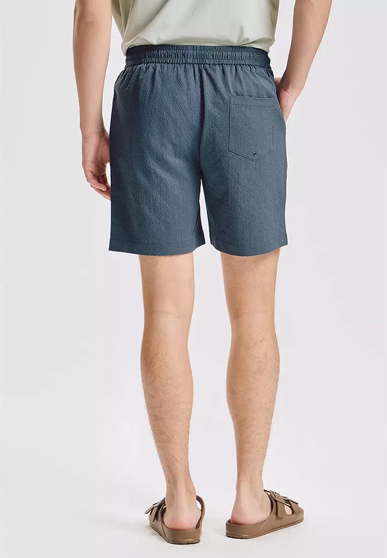 Modern Fit Swim Seersucker Shorts