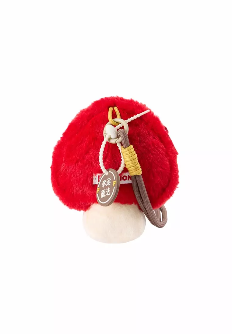FILA FUSION INLINE FILA FUSION CLASSICS CNY Keychain Unisex Pendant (Brown / Red)