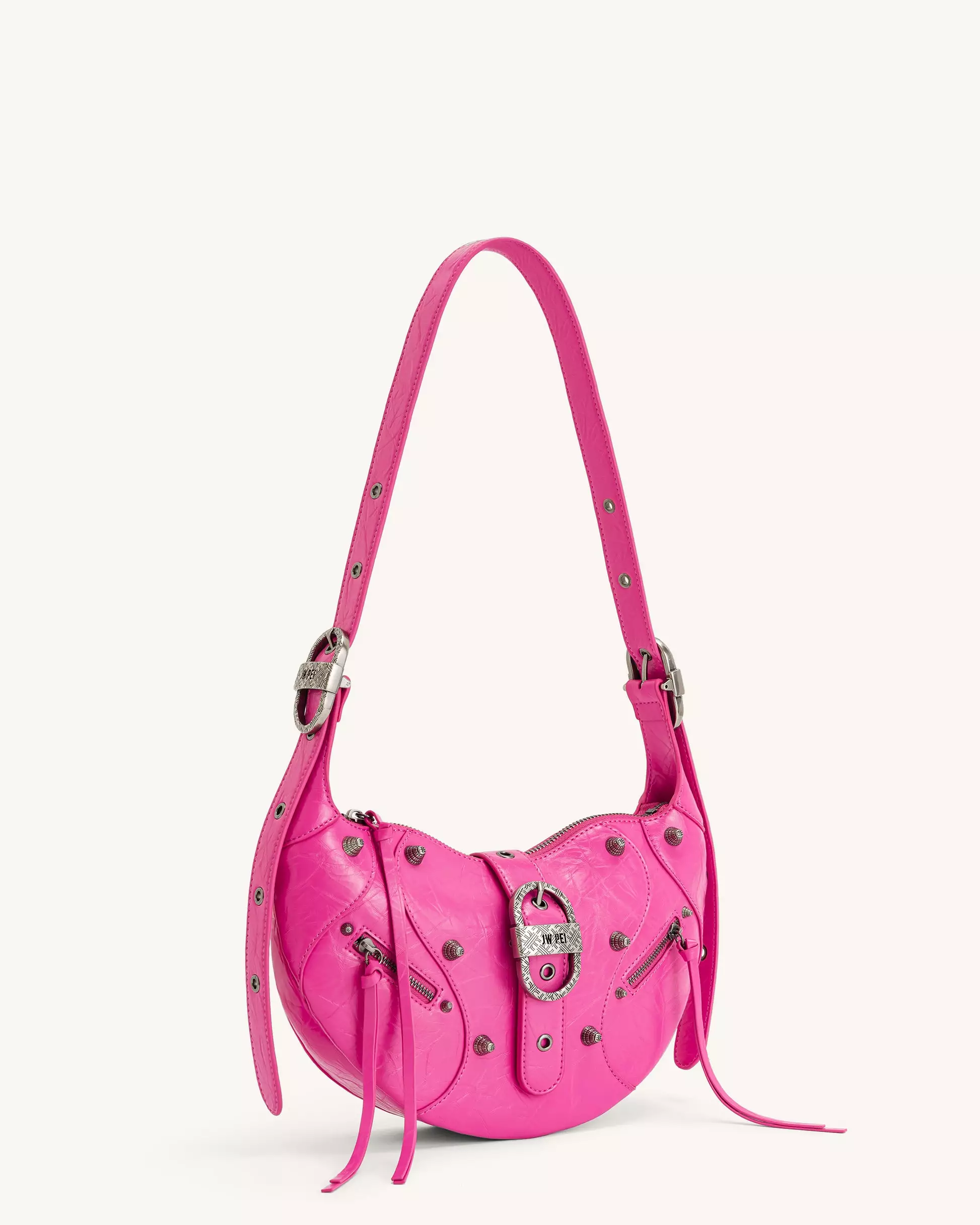 Jual JW Pei TESSA CRUSHED SLING BAG BRIGHT PINK Original 2024 | ZALORA ...