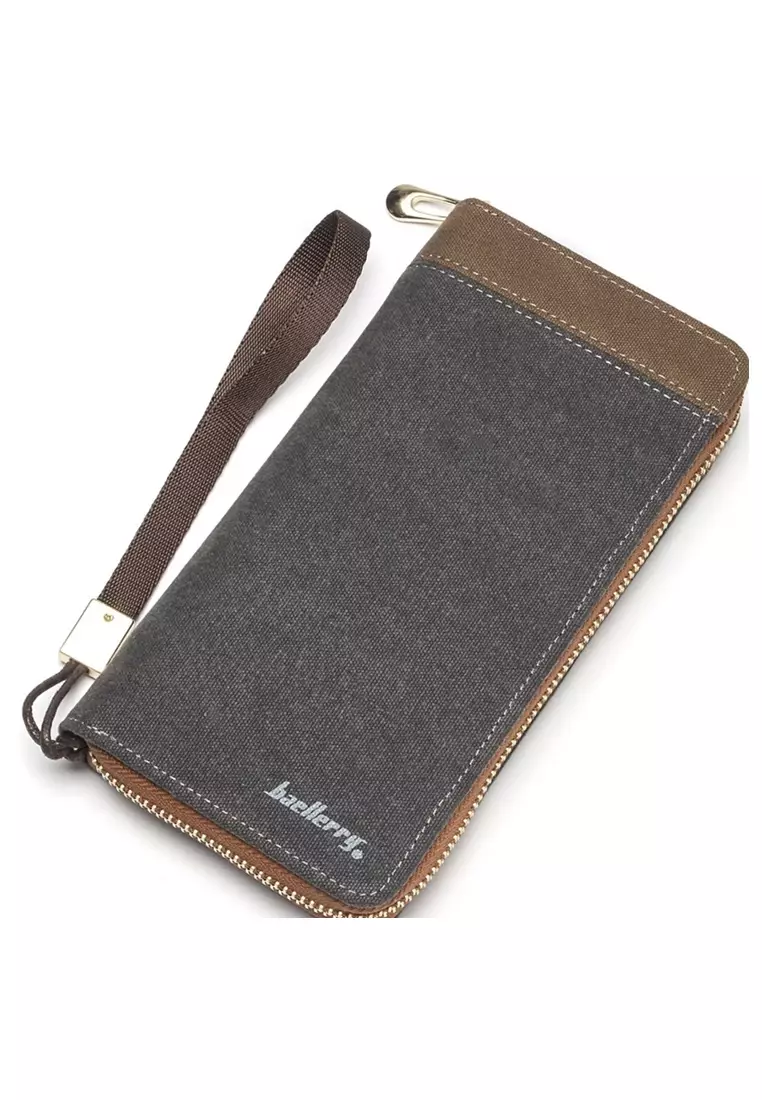 Dompet Pria Panjang  Casual Men Wallet Many Material PU Leather ORIGINAL