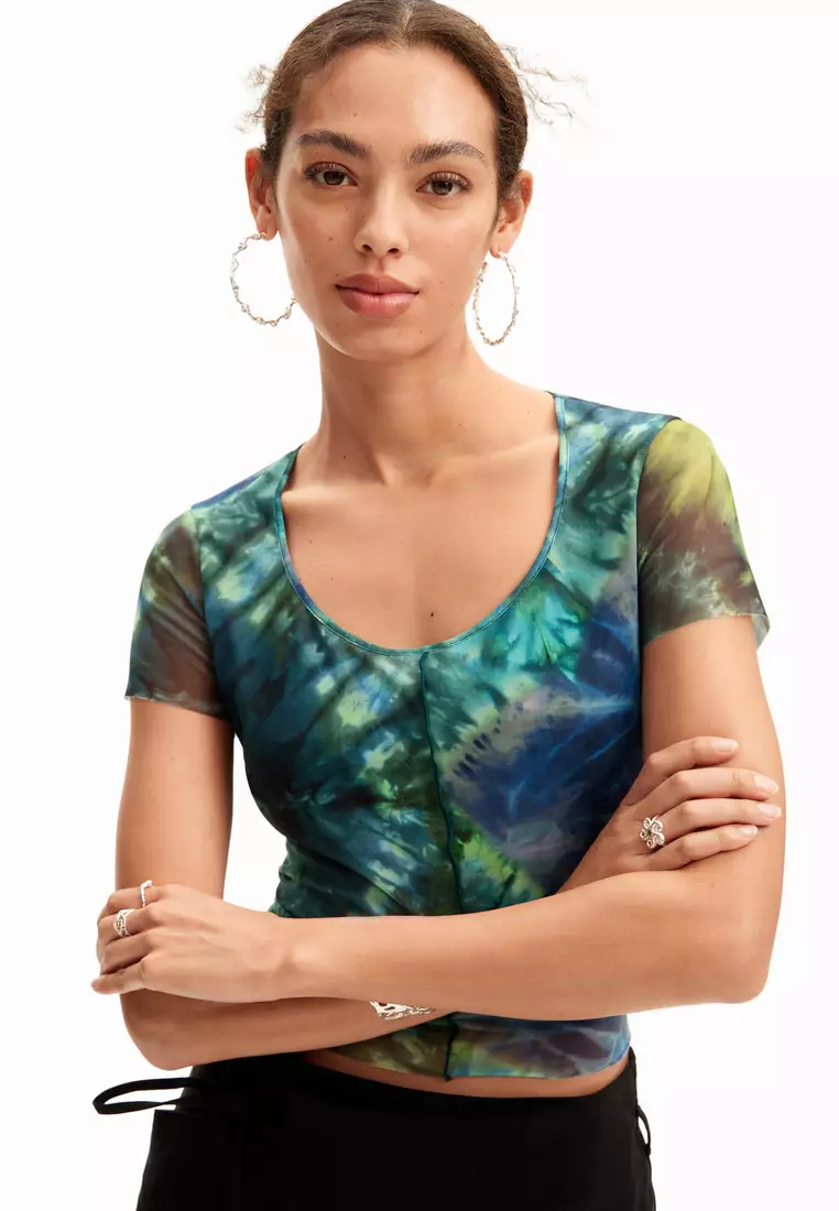 Tie-dye short-sleeve T-shirt 