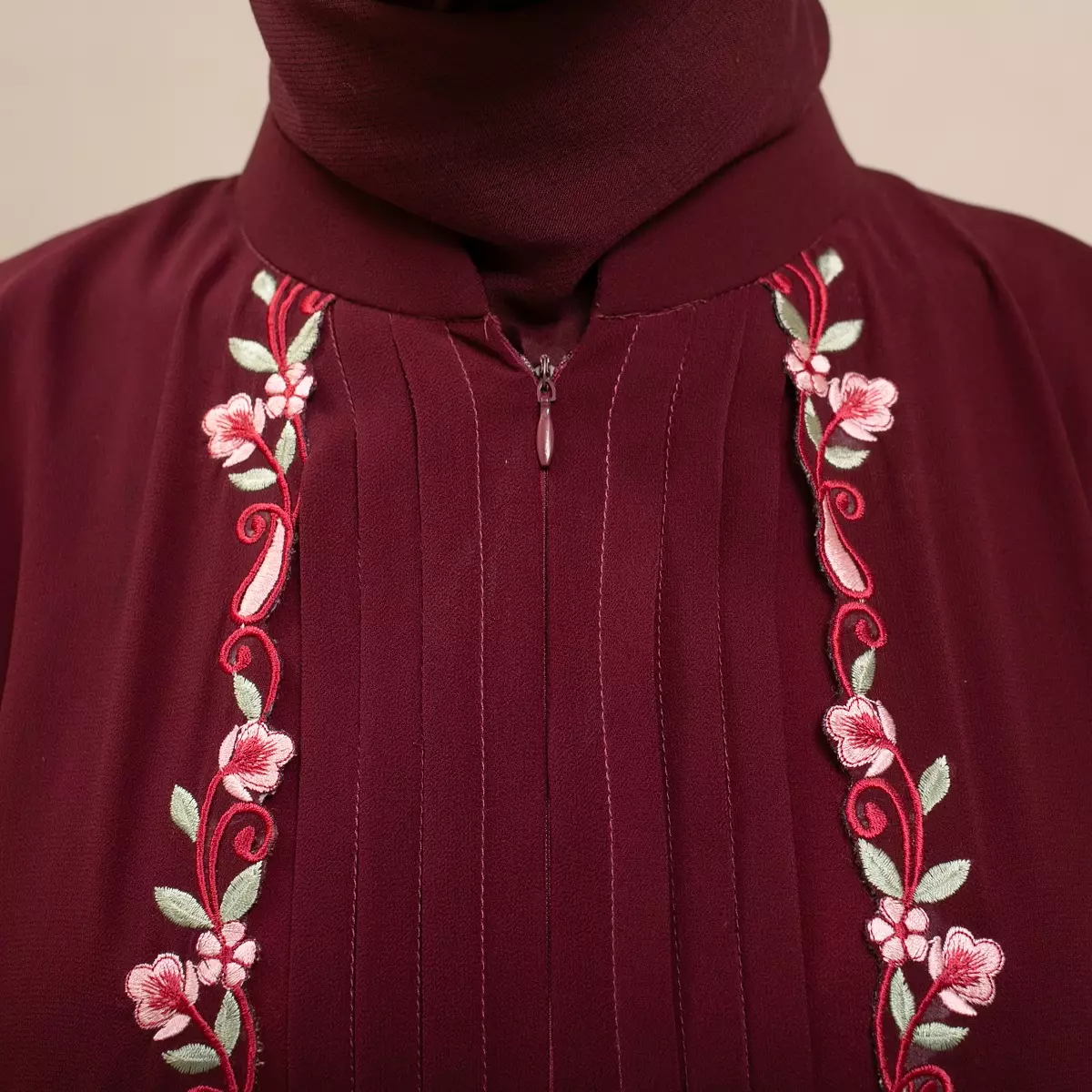EPC Gamis Audrey - Burgundy - Embroidery Collection