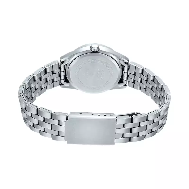 Jam Tangan Pria Casio General MTP-B110D-7AVDF MTPB110 MTP-B110D Dress  Silver Dial Stainless Steel Band