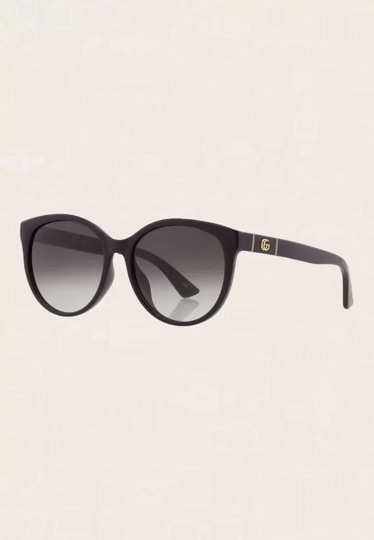 Gucci Grey Cat Eye Ladies Sunglasses 