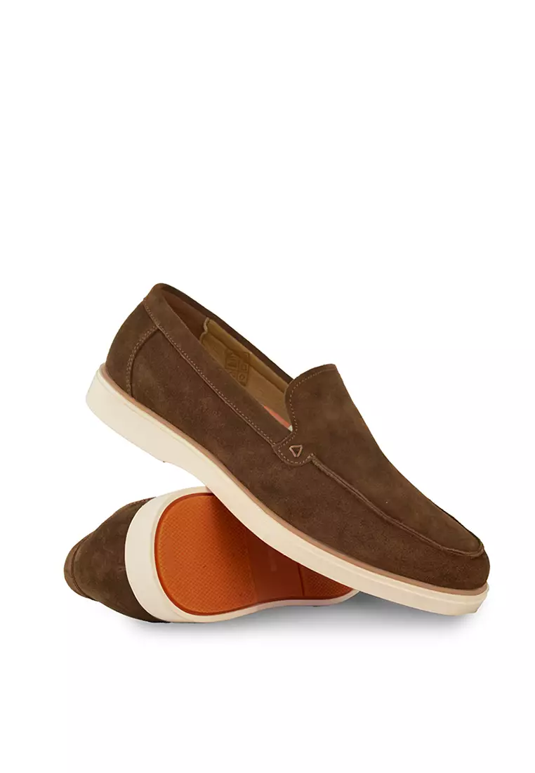 Sepatu Pria Casual Loafer Moccasin Gino Mariani Hope Brown
