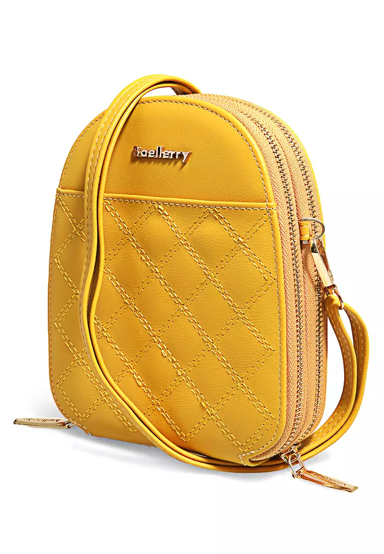 Sling Bag Wanita Tas Selempang Handphone Large Compartment Many Slot Material Leather ORIGINAL