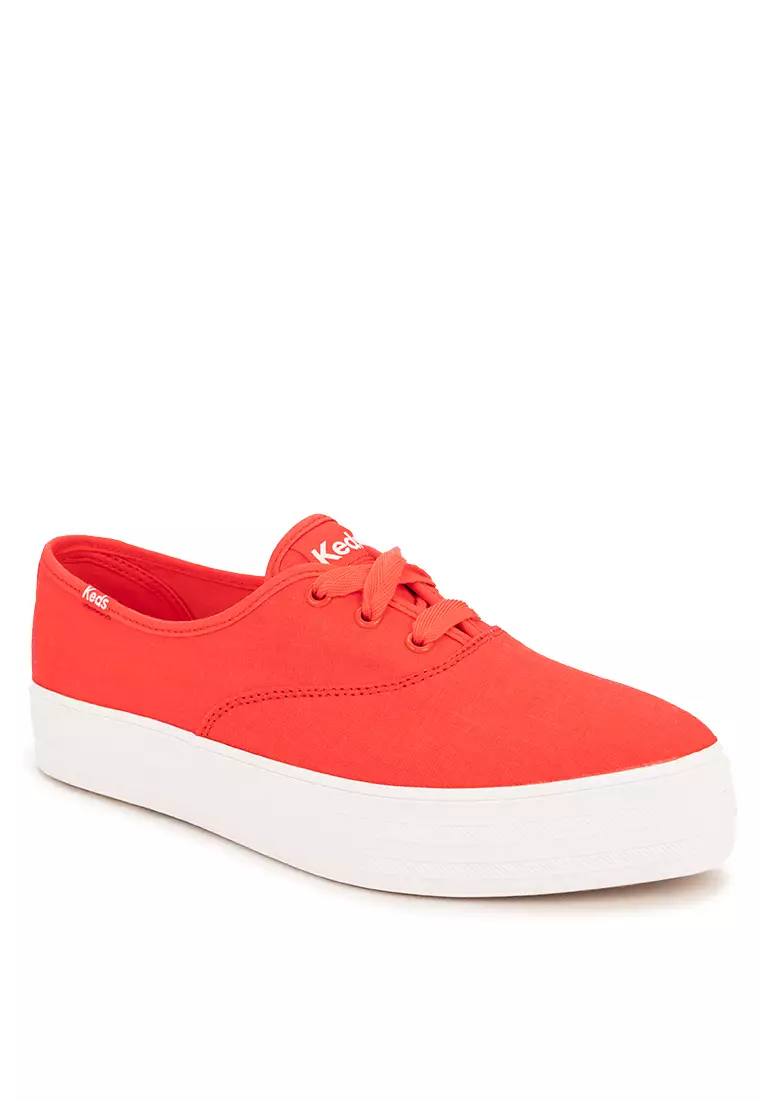 Discount on Keds  shoes - SKU: Point Linen Sneakers