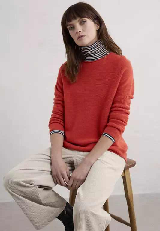 Seasalt Cornwall Fruity Jumper II Red