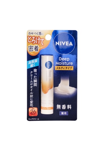 NIVEA NIVEA Deep Moisture Melty Type Lip Balm (Unscented) 2.2g (Parallel Import) BD063BEB938F02GS_1