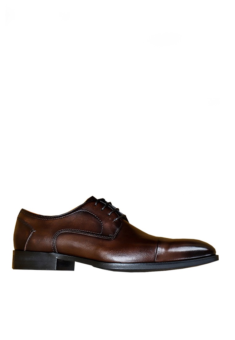 VANSA Top Layer Cowhide Cap Toe Debry Shoes VSM-F69510