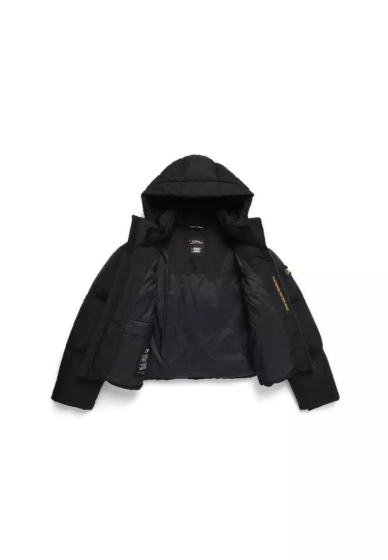 Women’s CAYMAN Detachable Hood Cropped Down Jacket