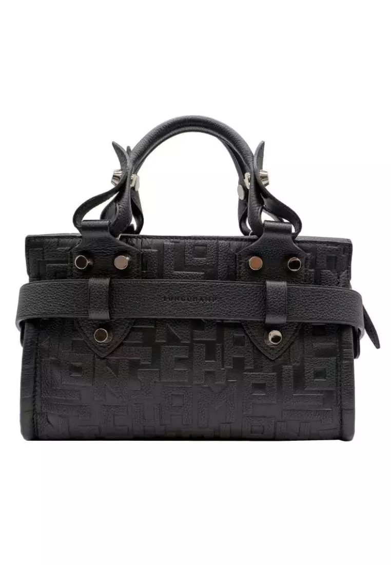 Jual LONGCHAMP Longchamp La Voyageuse Top Handle Bag Small Black