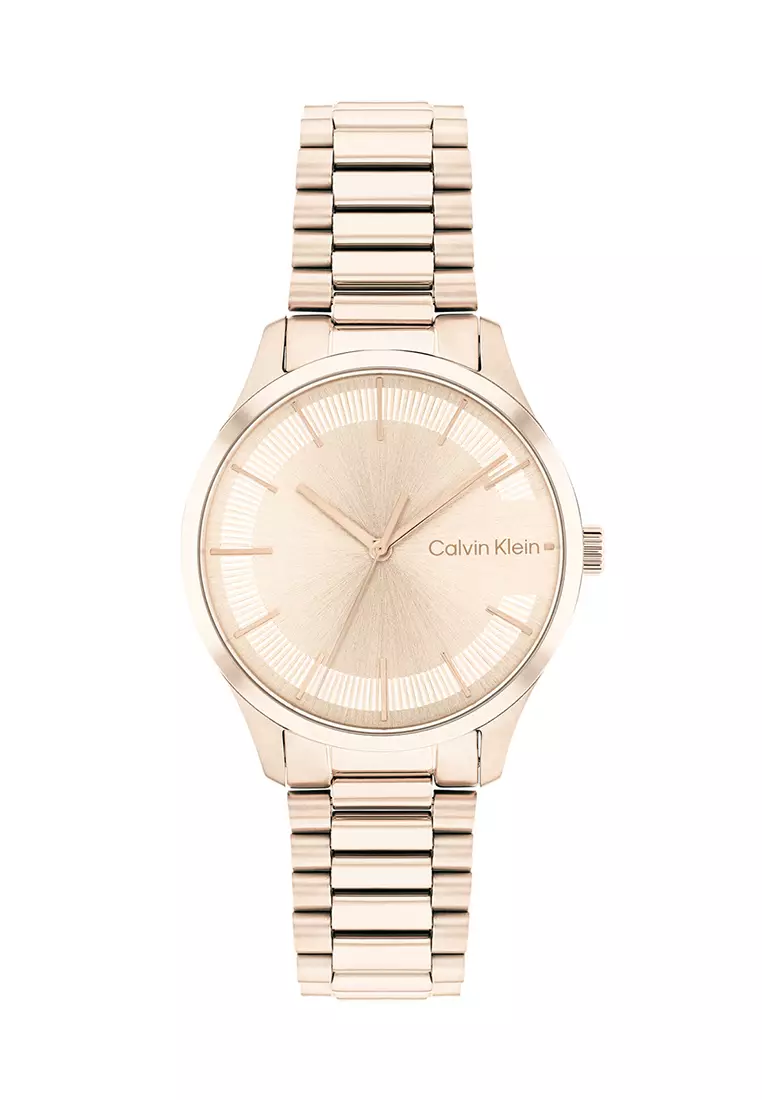 Buy Calvin Klein Watches Women's Rose Gold Stainless Steel Bracelet And  Rose Gold Dial Quartz Watch - CK25200042 2024 Online