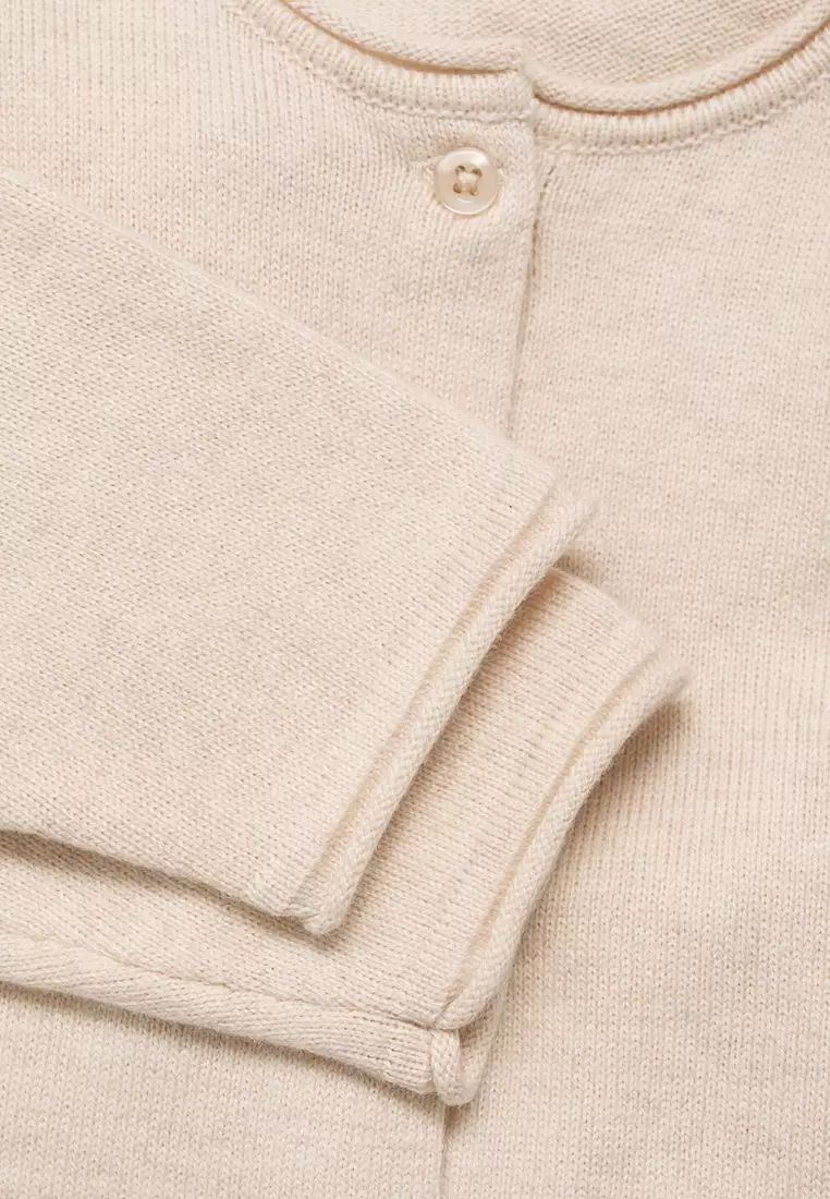 Knitted Buttoned Cardigan