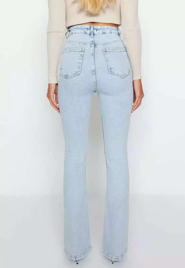 Buy Trendyol High Waist Flare Jeans Online