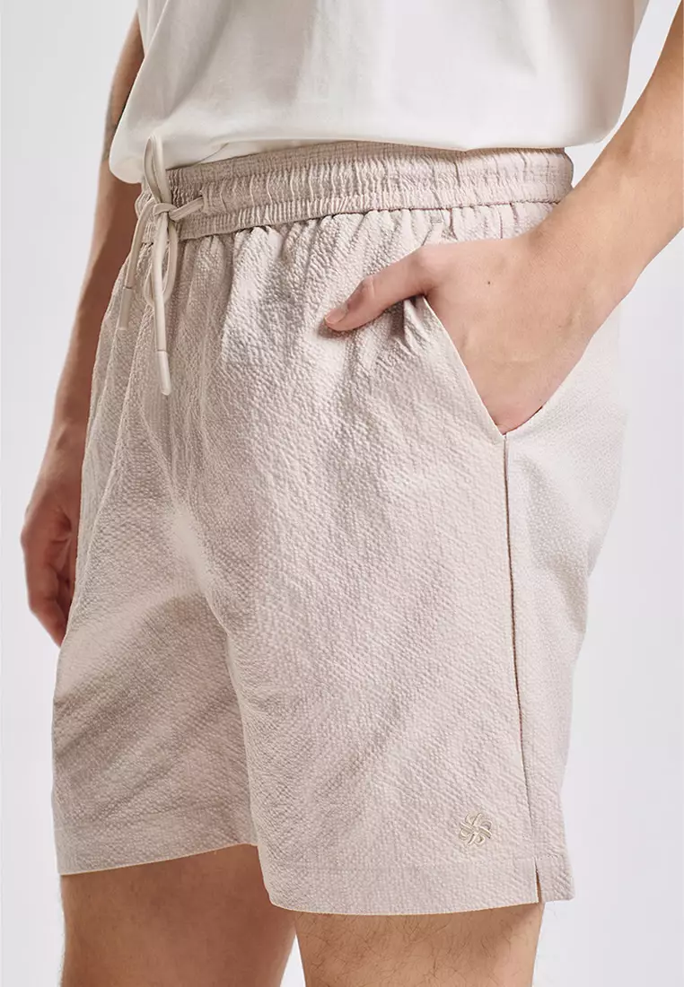 Modern Fit Swim Seersucker Shorts