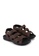 Louis Cuppers brown Triple Strap Sandals 88179SH9BE2737GS_2