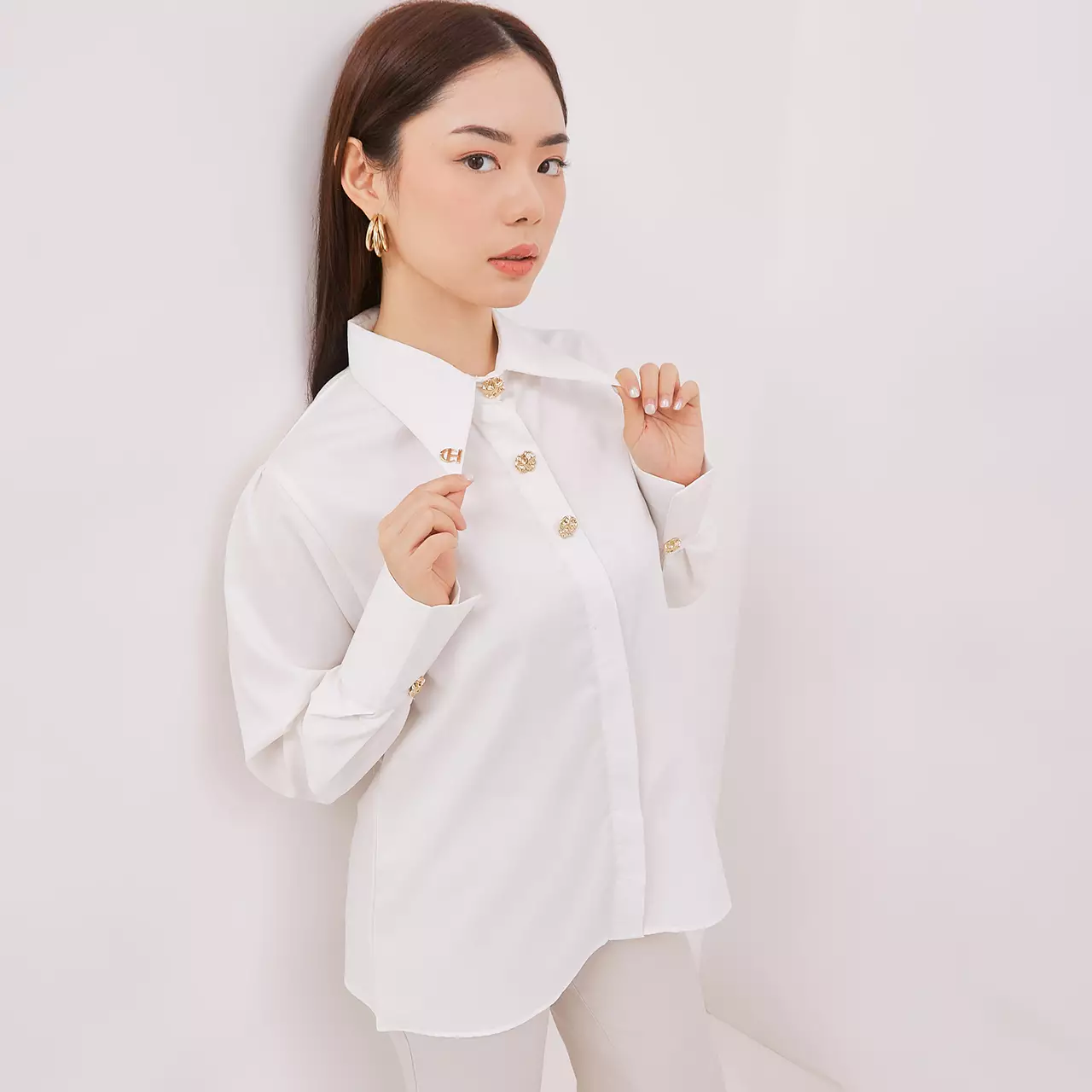 Chanté - Gaura Shirt in Broken White