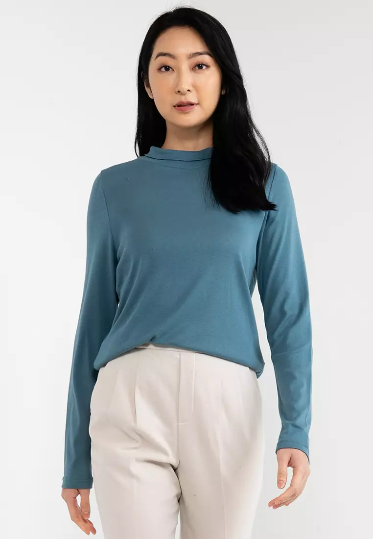 High neck work top discount