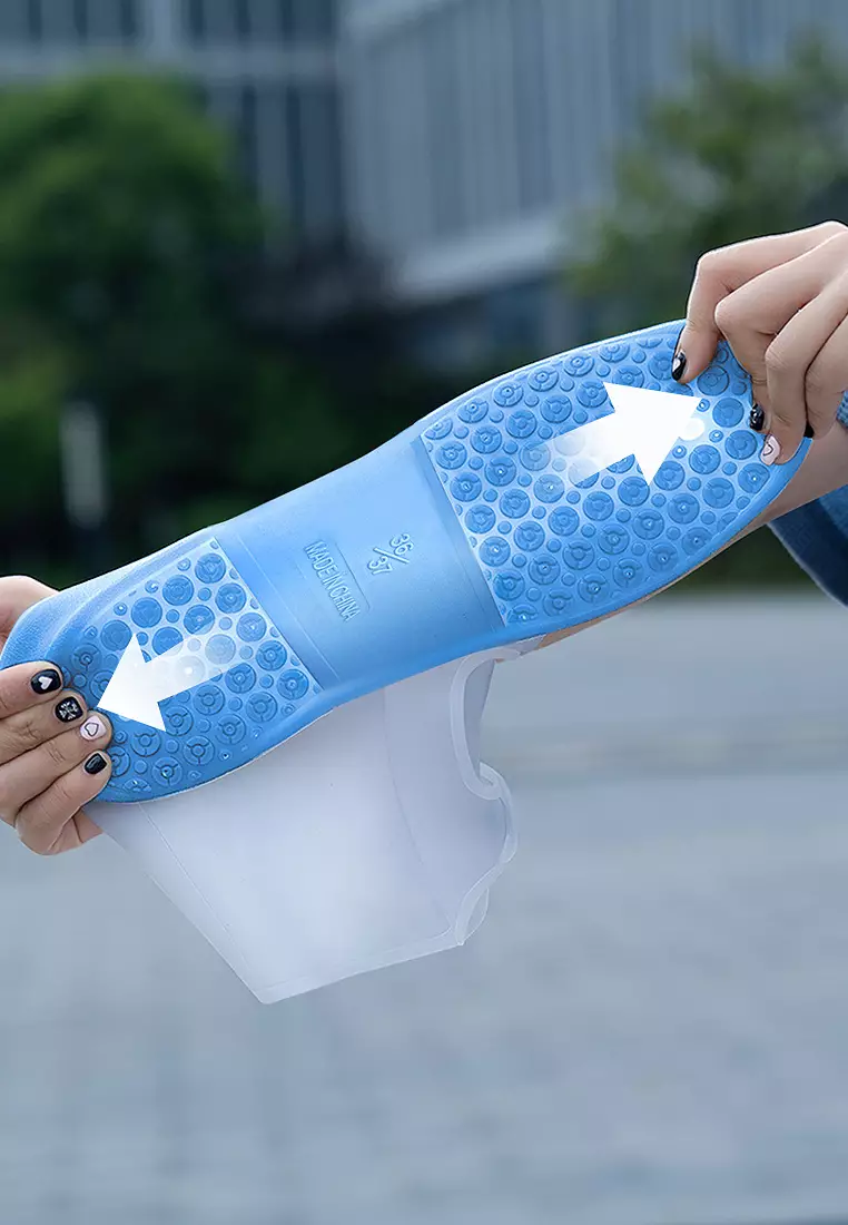 VANSA 男女款加厚防水雨靴套 VSU-R-5307